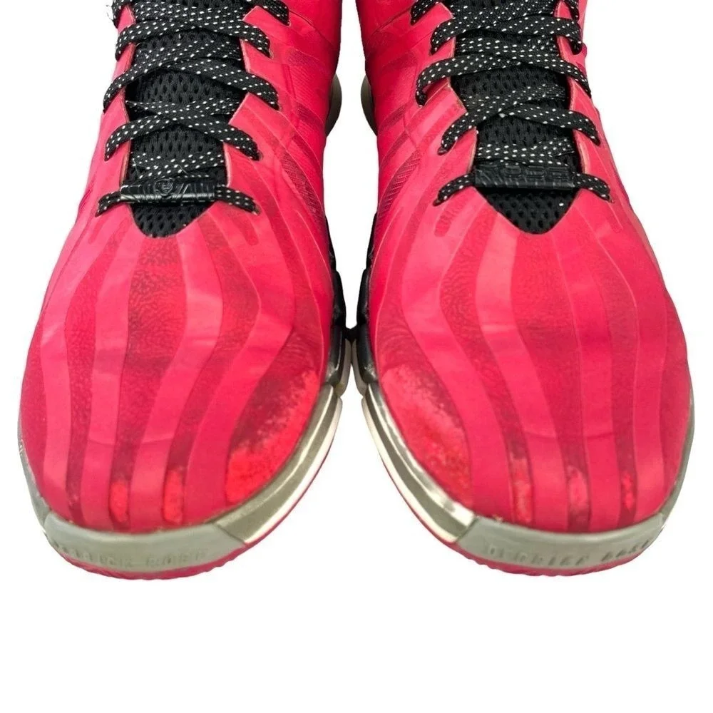 Vintage Adidas‎ D Rose 4.5 Mens 14 Pink Basketball Sneakers GeoFit SprintFrame